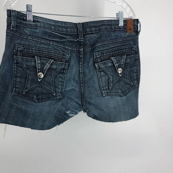 People’s Liberation cutoff jean shorts 31 distressed Y2K - Picture 1 of 7